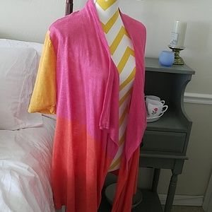 Colorful open front drape sweater shrug Ruby Rd